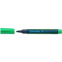 SCHNEIDER Marcador para pizarra EcoMaxx110 verde punta redonda 111004, (10 u.)