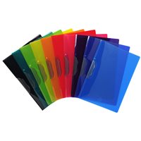 EXACOMPTA Dossier clip pinza A4 p.p. calidad premium, colores brillantes,10 colores surtidos 45670E, (20 u.)