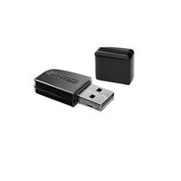 SITECOM Adaptador inalámbrico AC600 USB 2.0 wifi dual-band 2,4GHz y 5GHz negro WLA-3100, (1 u.)