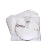 IBERPLAS Caja de 100 fundas porta CD/DVD con solapa de cierre 479D, (1 u.)