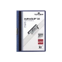 DURABLE Dossiers clip Duraclip Capacidad 60 hojas A4 Verde Polipropileno 2209-32, (25 u.)