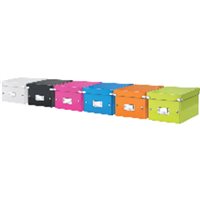 LEITZ Caja almacenamiento Click&Store 281X200X369 Azul Fibra de carton 60440036, (6 u.)