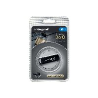 INTEGRAL Memoria USB 2.0 Secure 360 16 GB negro INFD16GB360SECV2, (1 u.)