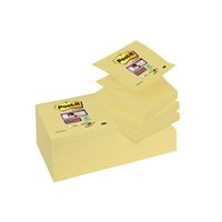 POST-IT Notas adhesivas Sticky Z-Notes Pack 12 blocs Amarillo 76x76mm 70005197796, (1 u.)