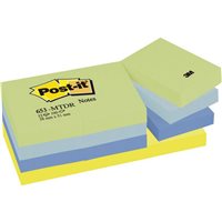 POST-IT Notas adhesivas Gama Fantasia Pack 12 blocs 100h Colores surtidos 38x51mm FT510283508, (1 u.)