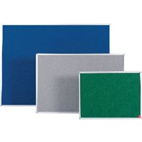 5 STAR Tablero Tapizado 90x120 cm Azul perfil aluminio FA0543170, (1 u.)