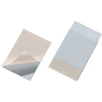 DURABLE Bolsillo adhesivo  Paquete 10 ud 74X105 Adhesivo Apertura lateral Transparente 495338, (1 u.)