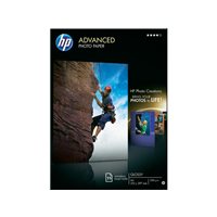 HP Papel fotografico Paquete 25 hojas  Satinado avanzado Q5456A, (1 u.)