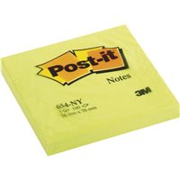 POST-IT Notas adhesivas 100h Amarillo neon 76x76mm FT510010174, (6 u.)