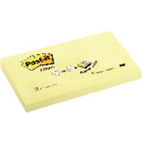 POST-IT Notas adhesivas Z-notes 100h Amarillo 76x127mm FT510000100, (12 u.)