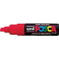 UNI-BALL Marcador PC-8K Uni Posca punta biselada Tinta pigmentada a base de agua Gris 148924000, (6 u.)