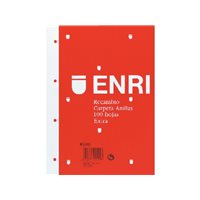 ENRI Recambio de papel 100h Folio Cuadricula 4x4 100430054, (1 u.)