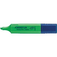 STAEDTLER Marcador fluorescente brillante Textsurfer Trazo 1-5mm Punta biselada  Verde 364-5, (10 u.)