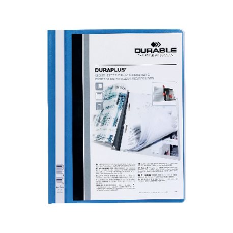 DURABLE Dossiers Duraplus A4 Fastener metalico Azul PVC 2579-06, (25 u.)