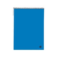 5 STAR Bloc notas 80h Folio Liso Azul 931965, (10 u.)