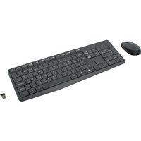 LOGITECH Kit teclado + ratón inalámbricos MK235 óptico QWERTY español usb negro 920-007919, (1 u.)