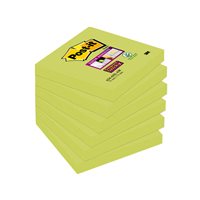 POST-IT Pack.6 bloc 76x76 ssticky verde esparr 70005255867, (1 u.)