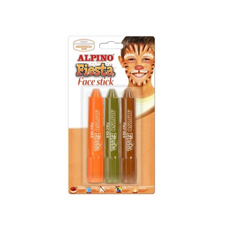 ALPINO Blister 6 Face stick boys maquillaje DL000051, (1 u.)