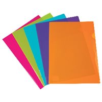 5* Dossier A4 Polipropileno Con uñero Colores surtidos UNP006, (10 u.)