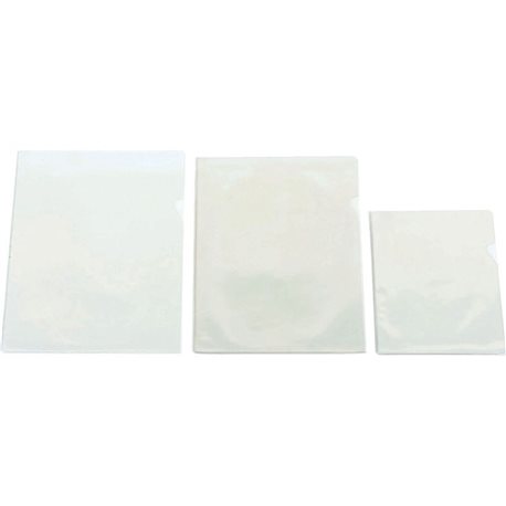 IBERPLAS Dossier Folio Pvc Con uñero acabado cristal 15024950, (50 u.)