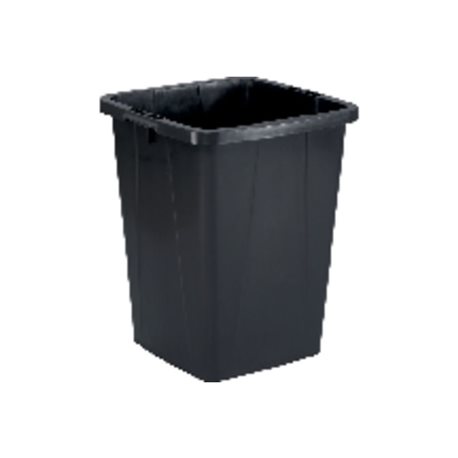 DURABLE Contenedores Durabin 90L 610X520X490 90L Negro Asas Polipropileno 1800474221, (1 u.)
