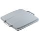 DURABLE Tapas contenedores Durabin 90L 45x555x525 Gris Asas Para Durabin 90L 1800475050, (1 u.)