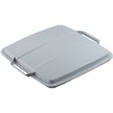 DURABLE Tapas contenedores Durabin 90L 45x555x525 Gris Asas Para Durabin 90L 1800475050, (1 u.)
