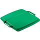 DURABLE Tapas contenedores Durabin 90L 45x555x525mm Verde Para Durabin 90L 1800475020, (1 u.)