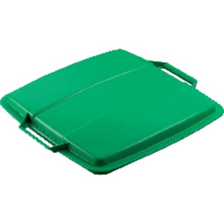 DURABLE Tapas contenedores Durabin 90L 45x555x525mm Verde Para Durabin 90L 1800475020, (1 u.)