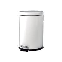 IBERLIM Papelera Metalica 5 L Blanco  16474, (1 u.)