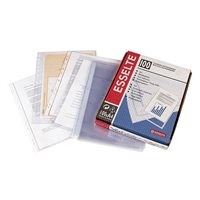 ESSELTE Fundas portadocumentos 100 ud Folio 16 Taladros 46134, (1 u.)