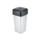 VILEDA Contenedores residuos Iris-leto 39X39X73 60L Negro/plata Plastico/metal 137673, (1 u.)