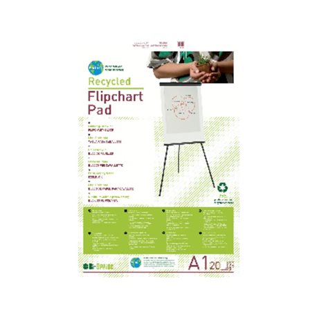 BI-OFFICE Bloc Caballete 20 Hojas 95% reciclado 58,5x81 FL0111803, (1 u.)