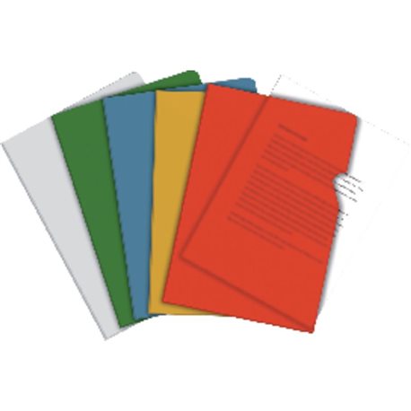 5 STAR Dossier Caja 100 ud A4 Pvc Con uñero Azul 200 micras, (1 u.)
