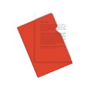 5 STAR Dossier Caja 100 ud A4 Pvc Con uñero Rojo 200 micras, (1 u.)
