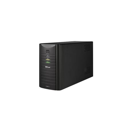 TRUST Fuente alimentación eléctrica SAI Oxxtron 1300VA Usb negro 17679, (1 u.)