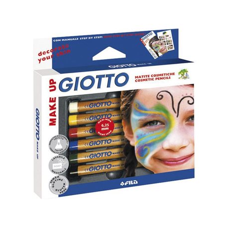 FILA Lapices Maquillaje Estuche 6 ud Dermatologicamente testado 470200, (1 u.)