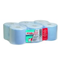 WYPALL P.6 rollos az. 700serv. 1c. AIRFLEX serv.18,5x38cm. 1,5 metros uso, 177 usos por rollo 7265, (1 u.)