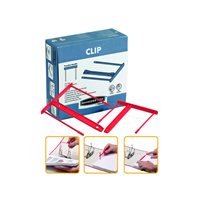 FELLOWES PACK DE 100 FASTENER PLASTICO DE 92MM DE CAPACIDAD COLOR ROJO REF.0089601, (1 u.)